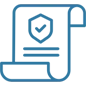 Laptop displaying security shield with checkmark, representing dental data protection and online security.
